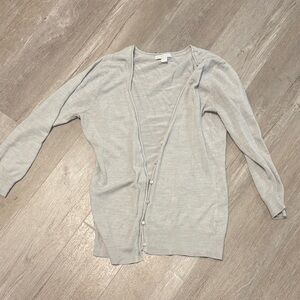 New York & Company Light Gray Women's Cardigan